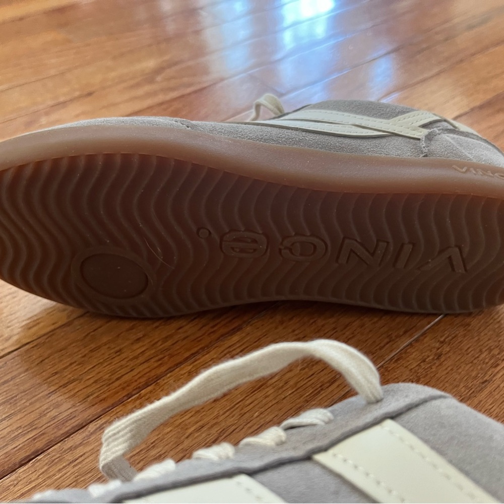 Women’s Gray Suede Sneakers - Picture 6 of 8